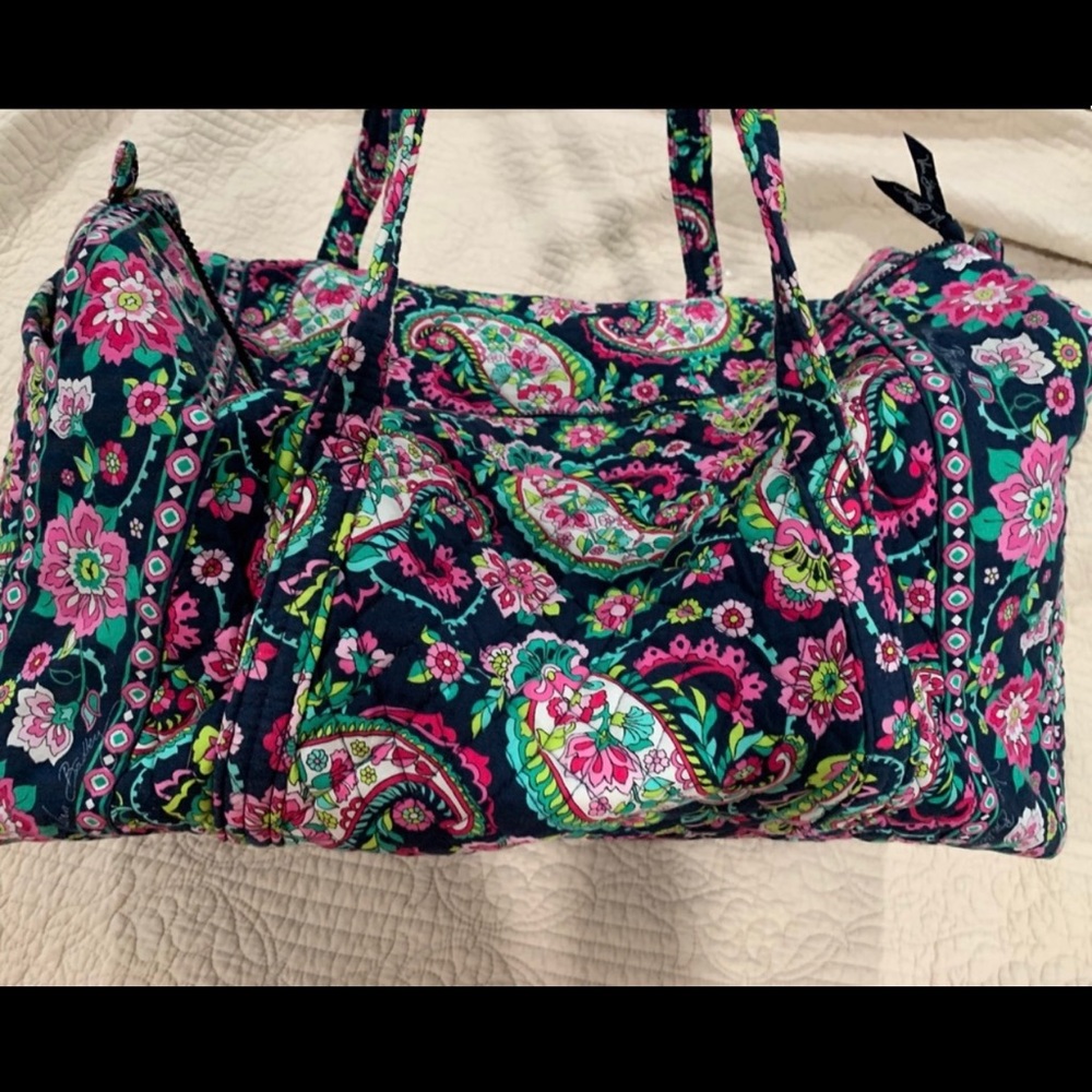 Vera Bradley petal Paisley large duffel